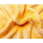 Prostěradlo MIKROFLANEL SLEEP WELL 90x200cm, žluté