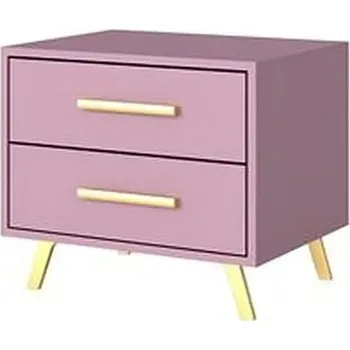 Noční stolek Noční stolek 2S BASILIO fialová