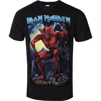 Pánské oblečení Tričko metal pánské Iron Maiden - Legacy of the Beast 2 Devil - ROCK OFF - IMTEE88MB