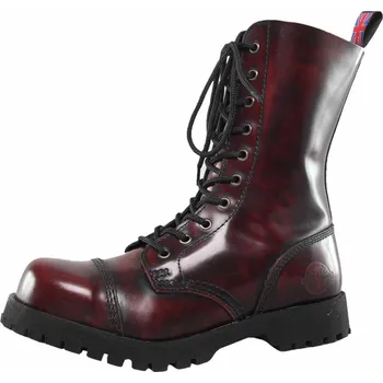 Pánská zimní obuv boty kožené dámské - Bordeaux Polido - NEVERMIND - 10110S_PolidoBordeaux