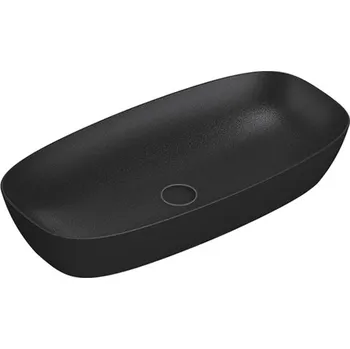 Umyvadlo Catalano Colori Umyvadlo na desku 80x40 cm, bez přepadu, matná černá, 180APGRLXNS