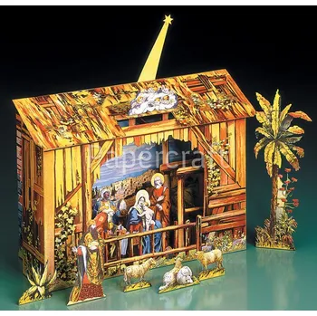 Vánoční dekorace Malý vánoční Betlém (589) - 107000301