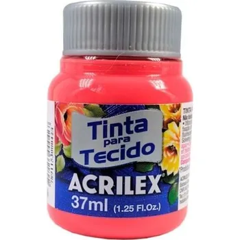 Speciální výtvarná barva Acrilex Barva na textil 37ml - korálová 586