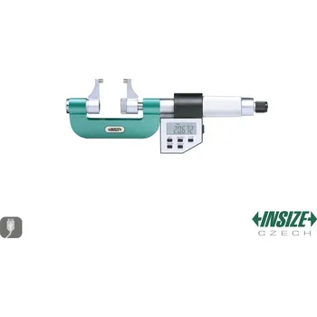 Speciální digitální mikrometr s měřicími čelistmi 0-25/0,001 mm INSIZE