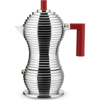Domácí spotřebič Espresso kávovar Pulcina, 150ml, červený - Alessi