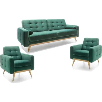 Obývací pokoj GALA COLLEZIONE Sedací souprava NOVA 3+1+1 kožená