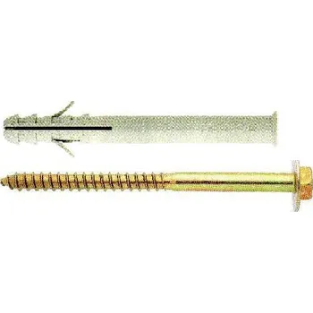 Vrut HMOŽDINKY FRIULSIDER PRŮVLAKOVÉ TUP + vrut 6hr.hl. NYLON / ŽLUTÝ ZINEK