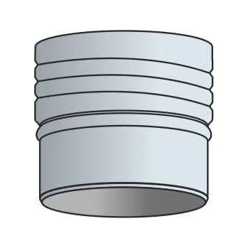 Kouřovod Přechod z flexi vložky 2x0,12mm ø130mm
