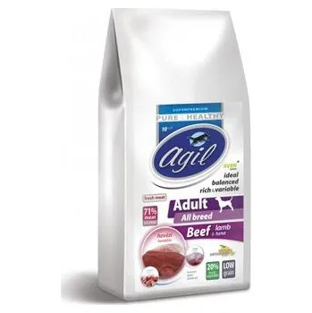 Krmivo pro psa Agil Adult All Breed Low Grain Beef,Lamb,Tuna 10kg