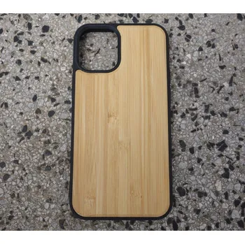 Motýlek Blingstar Dřevěné pouzdro na mobil iPhone 12 mini - Bamboo