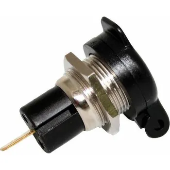 Elektrická zásuvka 1 pólová zásuvka 6 -24V s krytkou