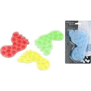 Protiskluzová podložka Plastimex Protiskluzové podložky do vany Stopa 4 ks