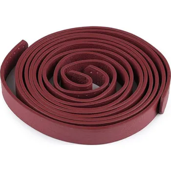 Kabelka Ucho na tašky - polotovar tmavě červená 12mm (Ucho na tašky - polotovar tmavě červená 12mm)