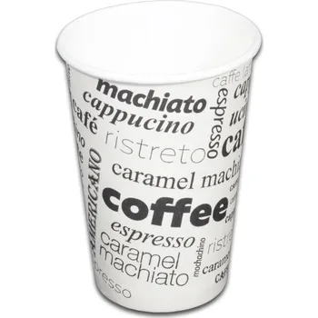 Jednorázové nádobí HIT Kelímek papírový Coffee to go, 50 x 0,4 l