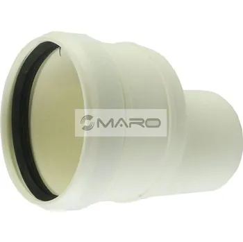 Kouřovod Regulus Redukce odkouření excentrická pro vodorovnou montáž, PP, 60/80 mm, 16023