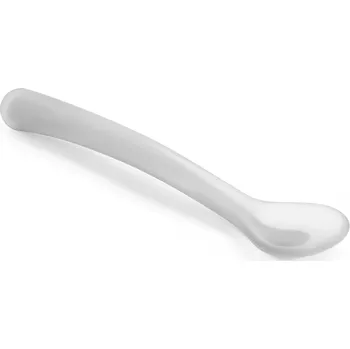 SUAVINEX silikonová lžička Hygge - šedá