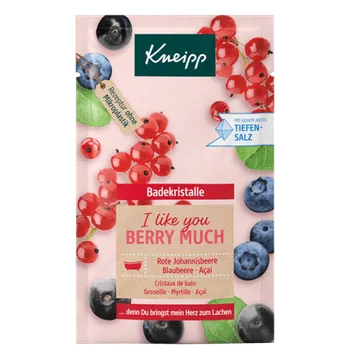 Koupelová sůl Kneipp Sůl do koupele I like To Berry Much 60 g Sůl do koupele z bobulí