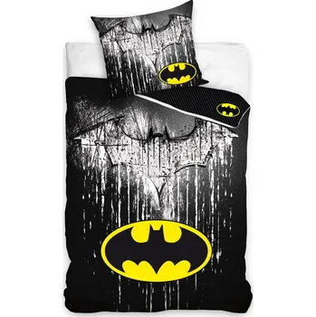 Carbotex Batman Steel Logo 140 x 200, 70 x 90 cm zip Povlečení Carbotex Batman Steel Logo 140 x 200, 70 x 90 cm zip