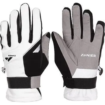 Rukavice Zanier Loipe softshellové rukavice bílá-černá Velikost oblečení: č. 10,5