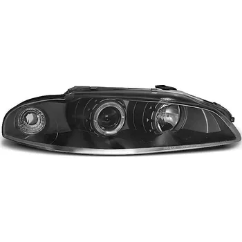 Přední světlomet TUNING-TEC Přední světla Mitsubishi Eclipse 97-99 Angel Eyes - černé