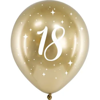 Balonek č. 18 - Glossy, lesklý, 30 cm, 6 ks