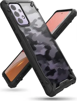 Pouzdro na mobilní telefon Ringke Fusion X pro Samsung Galaxy A72 Camo Black