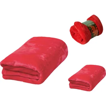 deka Numberoplus DEKA- MIKROFLANEL 150X200cm ČERVENÁ