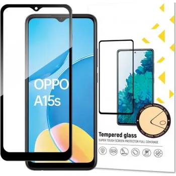 MG | MG Full Glue Super Tough ochranné sklo na Oppo A15s / A15, černé