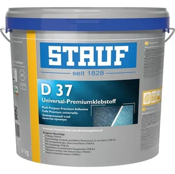 Průmyslové lepidlo STAUF D 37 Prémiové disperzní a kontaktní, protipožární lepidlo na PVC, LVT, 14 kg