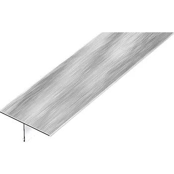 Stavební profil DL11/1 dělící lišta T ACARA, nerez V2A kartáč, 14 mm, 2,5 m