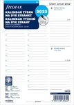 Filofax náplň do diáře A5 týdenní 2022