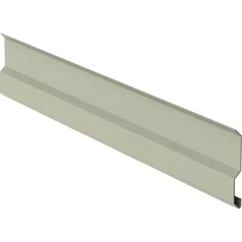 Plech Krycí lišta RŠ 100, 2 bm, Lakovaný pozink, Prachově šedá RAL 7037