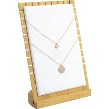 Šperkovnice JK Dřevěný stojan na řetízky, náhrdelníky AR-17/A1