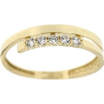 Prsten Zlatnictví U Kostela Zlatý dámský prsten se zirkony 320 56 2694-19949689
