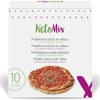 Recenze KetoMix Proteinová pizza se salsou 10 porcí Keto dieta Recenze KetoMix Proteinová pizza se salsou 10 porcí