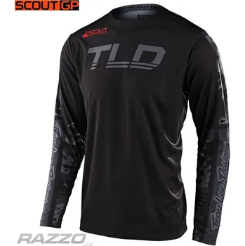 cyklistický dres Pánský dres TroyLeeDesigns GP Scout Off-Road Jersey Recon Camo Black 2022 L