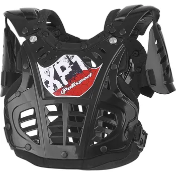 Motocyklový chránič hrudi a pátěře Chránič hrudi POLISPORT XP1 MINI - dětský černý