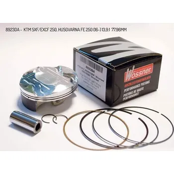 Píst motoru WOSSNER píst KTM (4T) SXF 250 (SX-F250), EXC-F 250 (EXCF 250) 16-17, HUSQVARNA FE 250 16-17 13,9:1 (77.96mm)