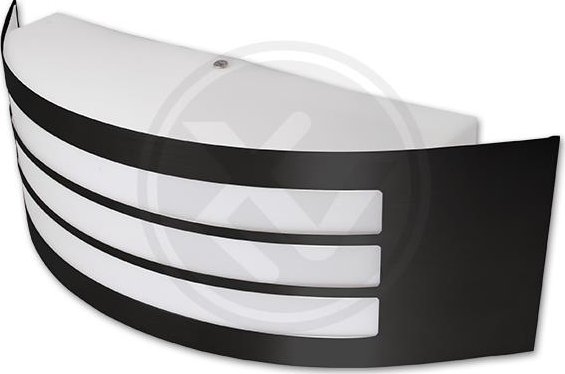 Svítidlo fasádní černé venkovní nástěnné DORIS BLACK /IP44/ (zdroj světla žárovka 1x E27 (není součástí balení))