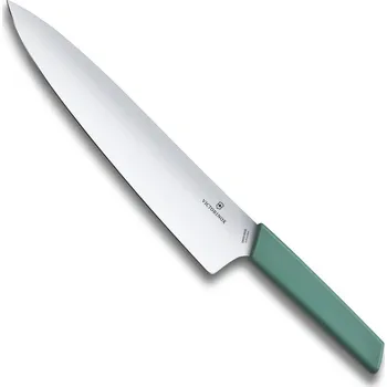 Kuchyňský nůž Kuchyňský nůž 25 cm modrozelený SWISS MODERN - Victorinox (Nůž na porcování masa 25 cm SWISS MODERN modrozelený - Victorinox)