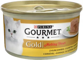 Krmivo pro kočku Purina Gourmet Gold Melting Heart kuřecí 85 g