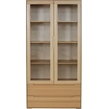 Knihovna Drewmax Vitrína KW421 masiv (Barva dřeva: Cherry)