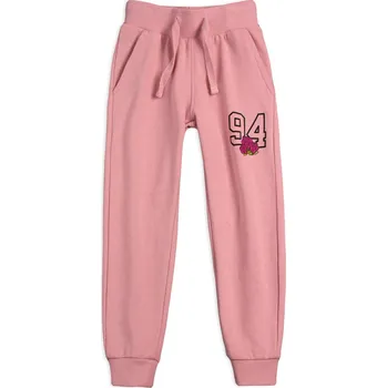 Dívčí tepláky VENERE "94" růžové Velikost: 104