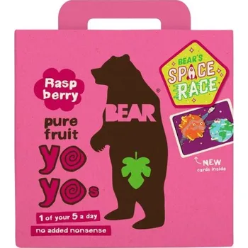 Sušená potravina BEAR Yoyo ovocné plátky malina