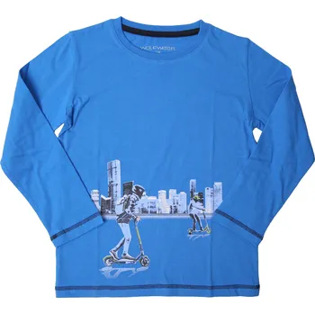 Chlapecké tričko Chlapecké tričko modré Wolf S2132C Velikost: 116