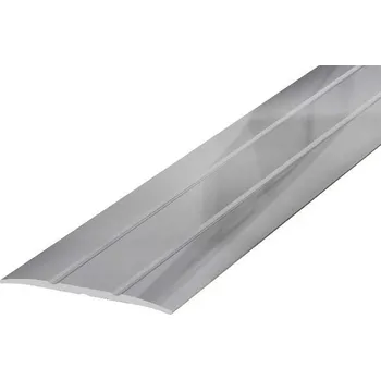 přechodová lišta NOVÁK Přechodová lišta rovná 38mm elox stříbro samolepící, 2,7m AAPAE B3800-SK
