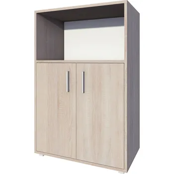 Komoda Komoda dvoudvéřová s policí dub sonoma ADAM BR1