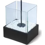 Jago Stolní krb nerezový černý JG75428