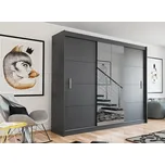 Casarredo Šatní skříň FAUSTA 2 250 grafit/grafit