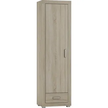 Šatní skříň Skříň šatní jednodvéřová policová dub sonoma BAHAMA S6